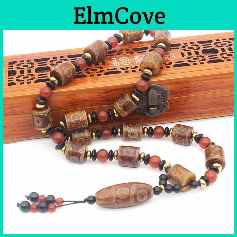 Stone Eye Necklace Agate Natural Tibetan Name Wind Necklace