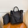 Canvas Shoulder Bag New Large-capacity Casual Tote Bag Mother and Child Bag Versatile Women's Lightweight Messenger Bag