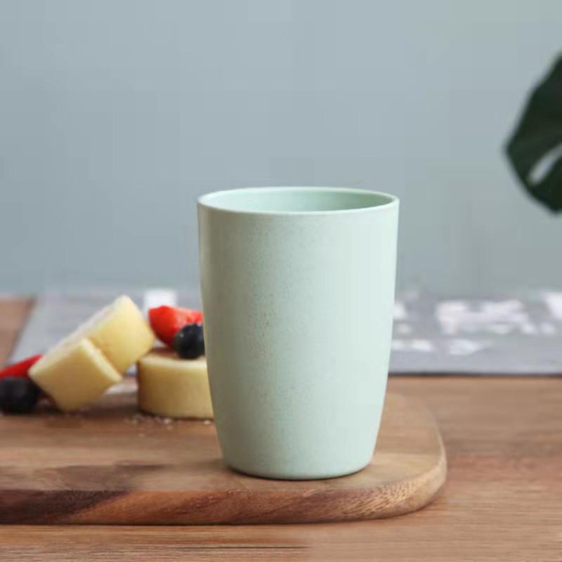 Wheat Straw Circular Mouthwash Cup With Modern Design Suitable For Gifts