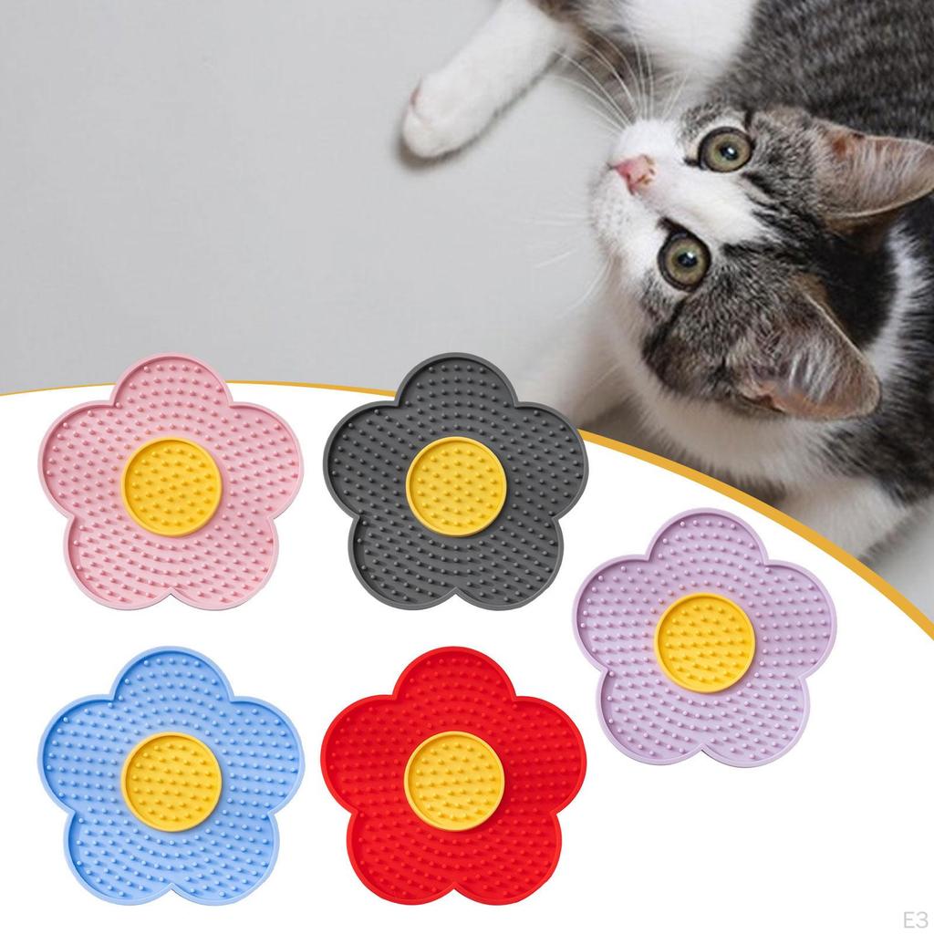 Dog And Cat Lick Mat with Suction Cups, Puppy Bowl, Peanut Butter Pad, Mat, Slow Feeder for