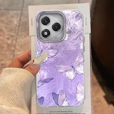 Hülle für Honor 400 Lite 200 Pro 200 Lite X9c X9a X8b X8a 5G Handyhülle Rosa Grün Schmetterling Farbverlaufsmuster Für Honor 200 Taschen