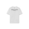 [wooyoungmi] White Cotton Back Logo T-shirt W263TS07701W