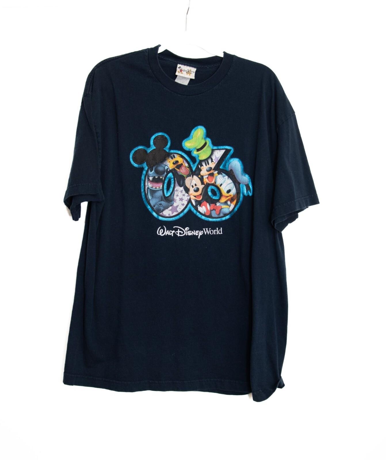 Walt Disney World 06 Graphic T-Shirt Featuring Mickey Donald Goofy  Stitch XL XXXL