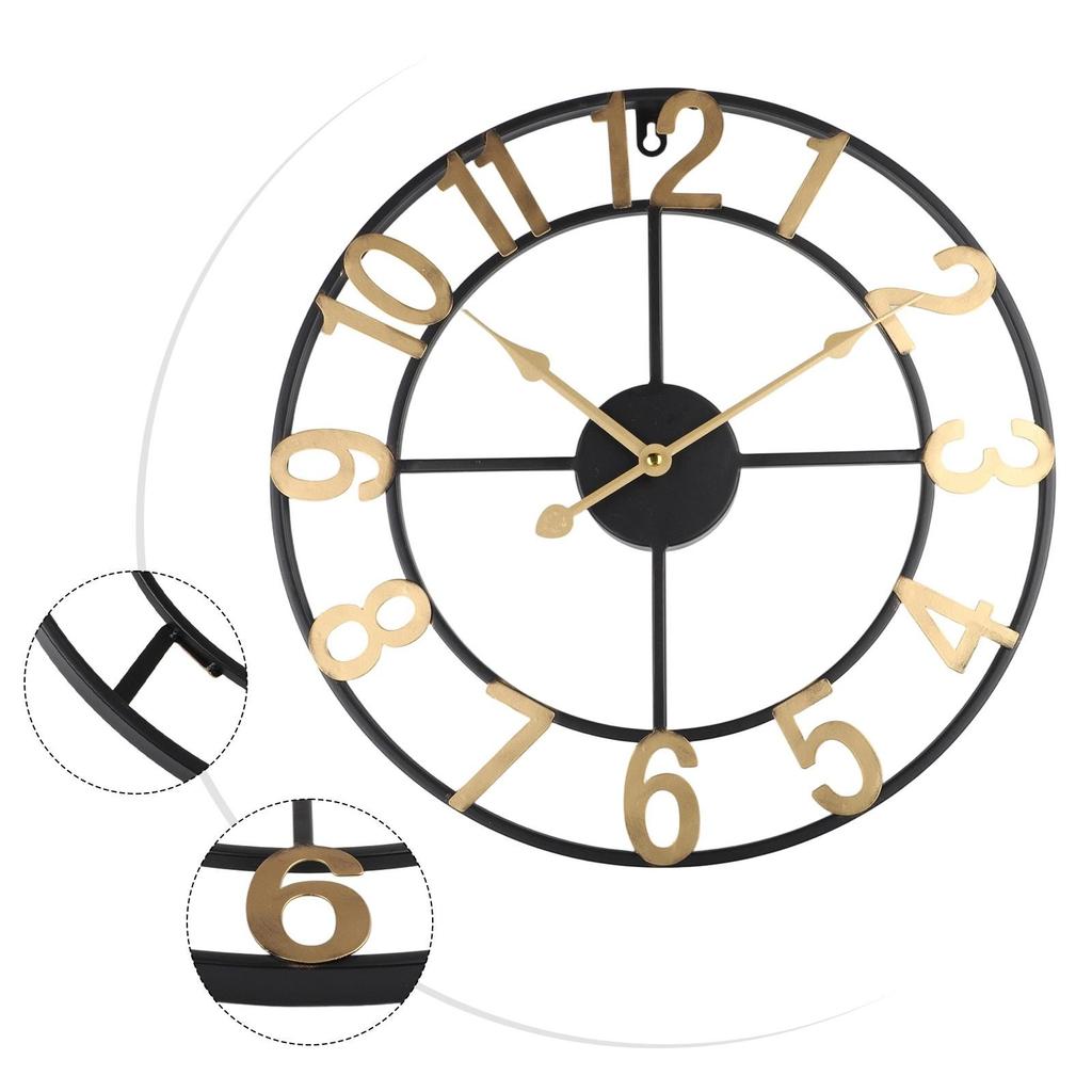 Amazing Vintage Style Weather Resistant Metal For outdoor Wall Clock