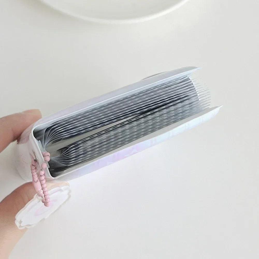 Three Inch Photo Album Pendant Card Storage Photocard Holder Sweet INS Hollow Photo Album Idol Card Collection Book Wholesale