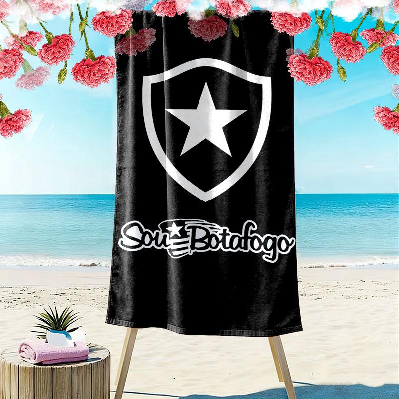 Botafogo FR Print Beach Towel, Large Soft Quick Dry Towel for Beach Camping Swimming