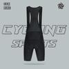 Mens Cycling Jersey Shorts Set - Quick Dry Milk Silk Short Sleeve Top With 6 Horizontal Stripes Breathable Bike Wear