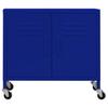 VidaXL Storage Cabinet Navy Blue 60x35x56 Cm Steel 336262