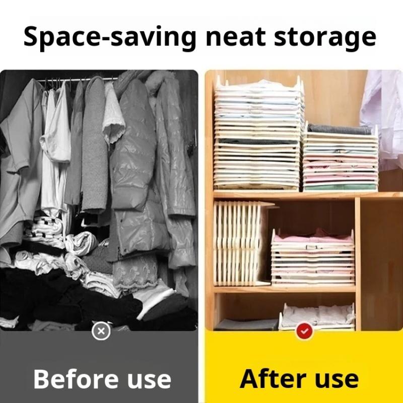 Quick Clothes Organization Storage Folding Board Wrinkle Resistant Pants Sorting Lazy Folding Shirts