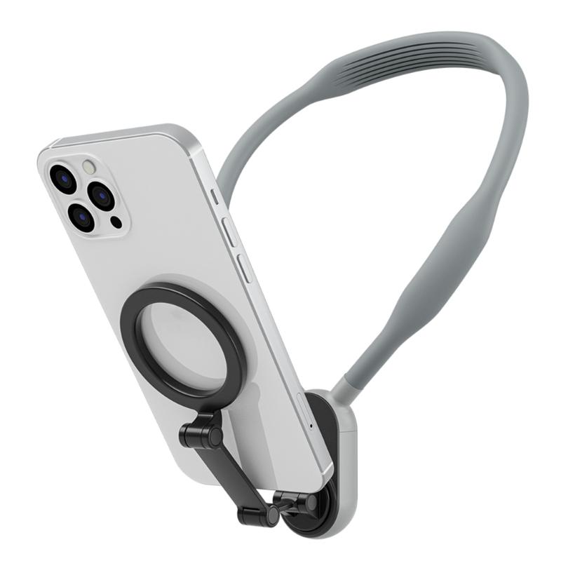 Versatile Magnetic Neck Hanging Holder Bracket Lazy Phone Video Shoot Accessories Compatible for Action Camera Shooting