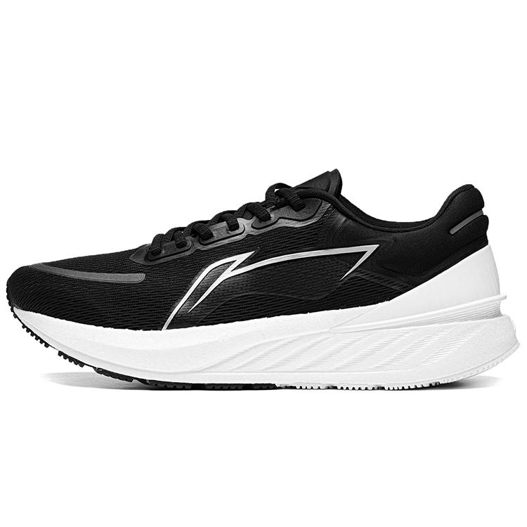 New LiNing YueYing 2.0 Durable Breathable Running Shoes Men's Black White ARHT001-8