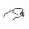 Rudy Project DEFENDER Sports Glacier Matte Frame with 2 Photochromic Laser Sunglasses, ImpactX® Purple, SP527559-0000