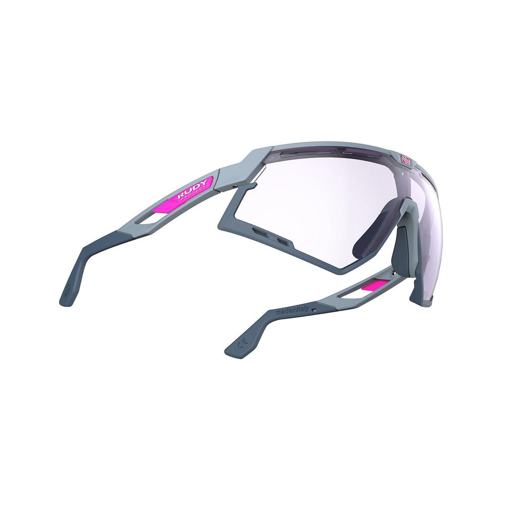 Rudy Project DEFENDER Sports Glacier Matte Frame with 2 Photochromic Laser Sunglasses, ImpactX® Purple, SP527559-0000
