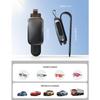 Magnetic Leather Eyewear Holder Sunglass Clip Suitable For Car Visors Secure ABS PC Design Easy Installation Universal