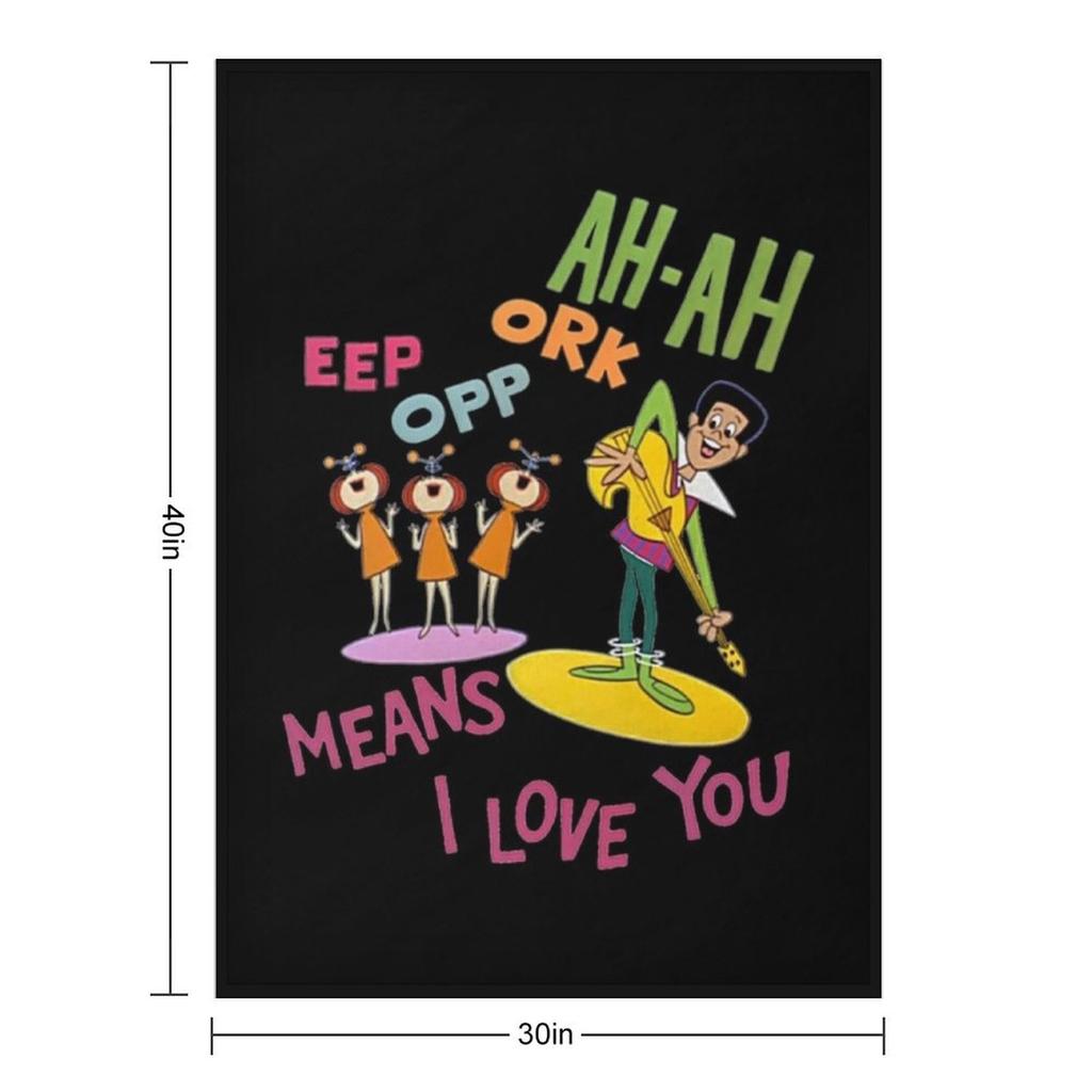 EEP OPP ORK AH-AH Throw Blanket Sofas Bed linens anime Bed Fashionable Blankets