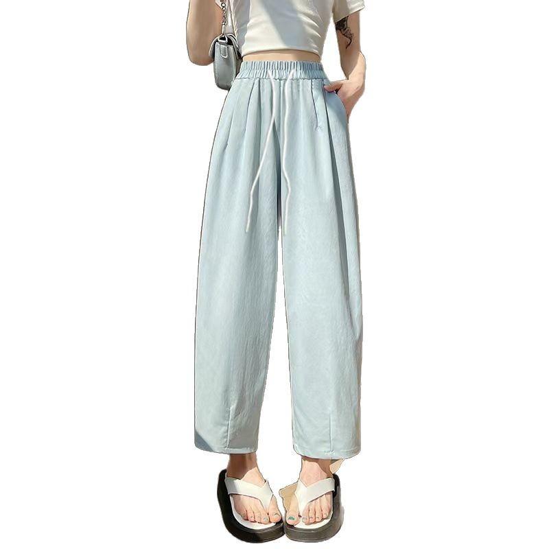 Temperament Yamamoto Pants Summer Thin High Waist Lazy Wind Milk Pants Women's Versatile Premium Straight Pants