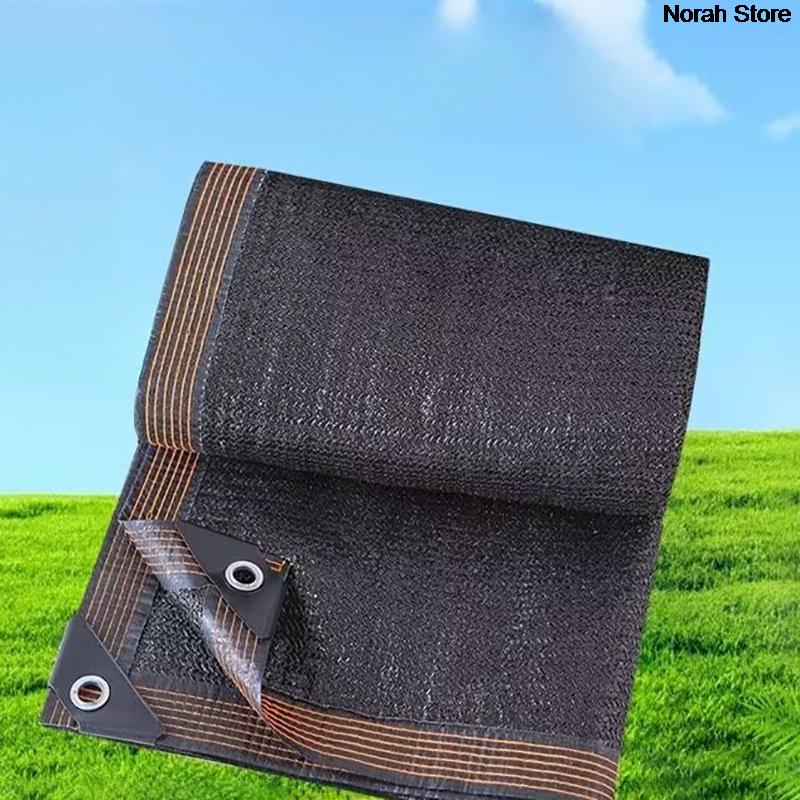 Outdoor Awning HDPE UV Protection Shade Mesh 65-75% Shade Rate Car Pergola Garage Solar Shade Mesh Black5x4m 5x5m 5x6m