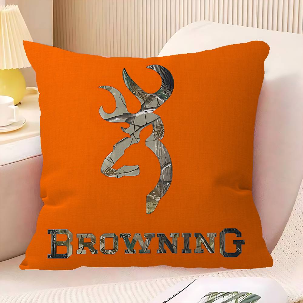 BBrownings Logo Pillowcases Home Bedding Decorative Pillow Cover Wedding Super Soft Pillow Case
