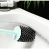Creative Punch-free Household Toilet Brush Set With Long Handle Toilet Brush With Base Cleaning Brush Bathroom Accessories