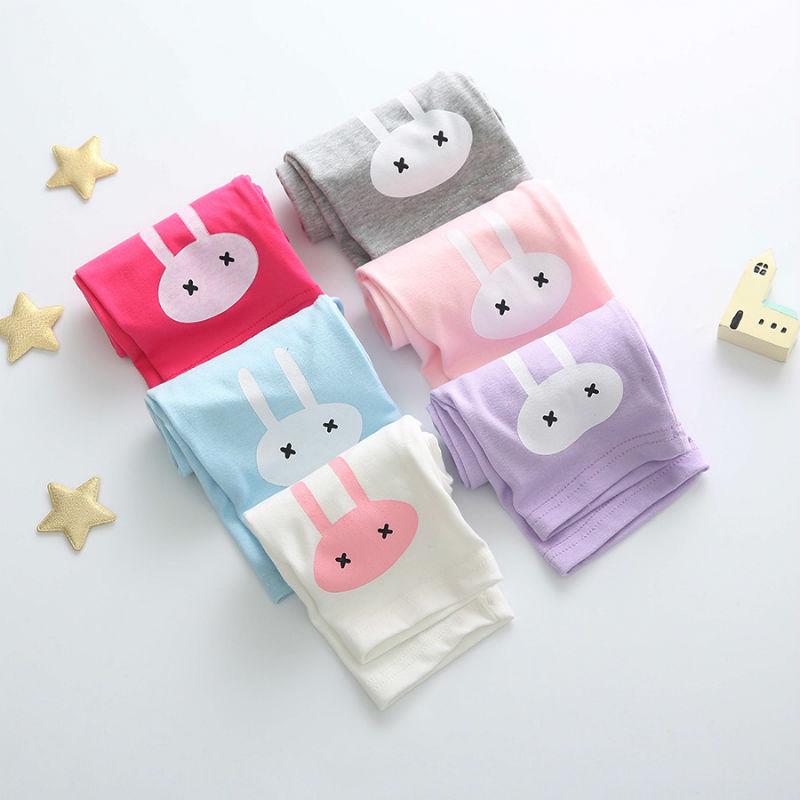 Summer 2022 Girls' Cartoon Rabbit Leggings, S/M/L - Thin Modal Mid-Length Pants