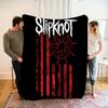 Slipknot Band Red Stripe Throw Blanket - Stain & Tear Resistant, All-Season, Machine Washable - For Bedroom, Sofa, Camping