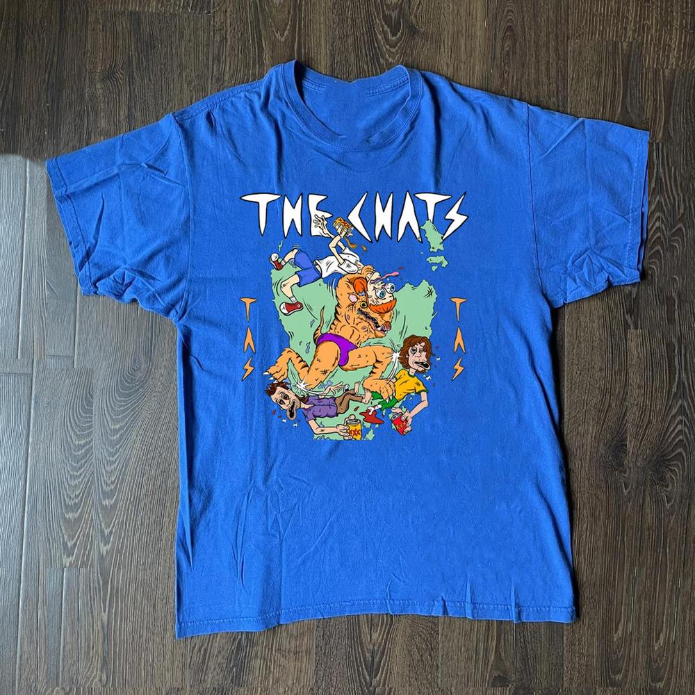 The Chats band poster  blue Unisex Tee S to 345Xl Unisex T-Shirt S