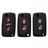 Silicone Car Key Cover for Peugeot 308, Citroen 307, C-Elysee, Picasso