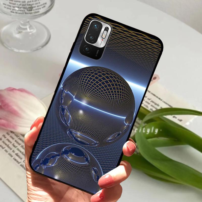 Für Redmi Note 10 5G Hülle M2103K19C Tier Silikon Weiches TPU Handyhüllen Für Xiaomi Poco M3 Pro 5G Stoßfest Bumper Fundas