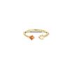 Colorful Cubic Zirconia Birthday Rings Romantic Fashion Jewelry Fashion Opening Rings  Women Girls