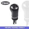 5 / 6 Speed Car Shift Gear Knob With Leather Boot For OPEL VAUXHALL CORSA D 2006 2007 2008 2009 2010 2011 2012 2013 2014