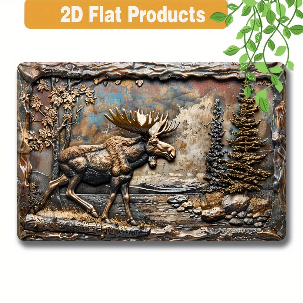 FJ Vintage Metal Tin Signs 2D Flat Printing  Posters  Room Wall Home Farmhouse Decor Room Decoration