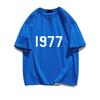 Retro Men Women Tshirts 100% Cotton T-shirt HIP HOP Brand Shirt 1977 Printed Vintage Short Sleeve Tees High Quality Tops