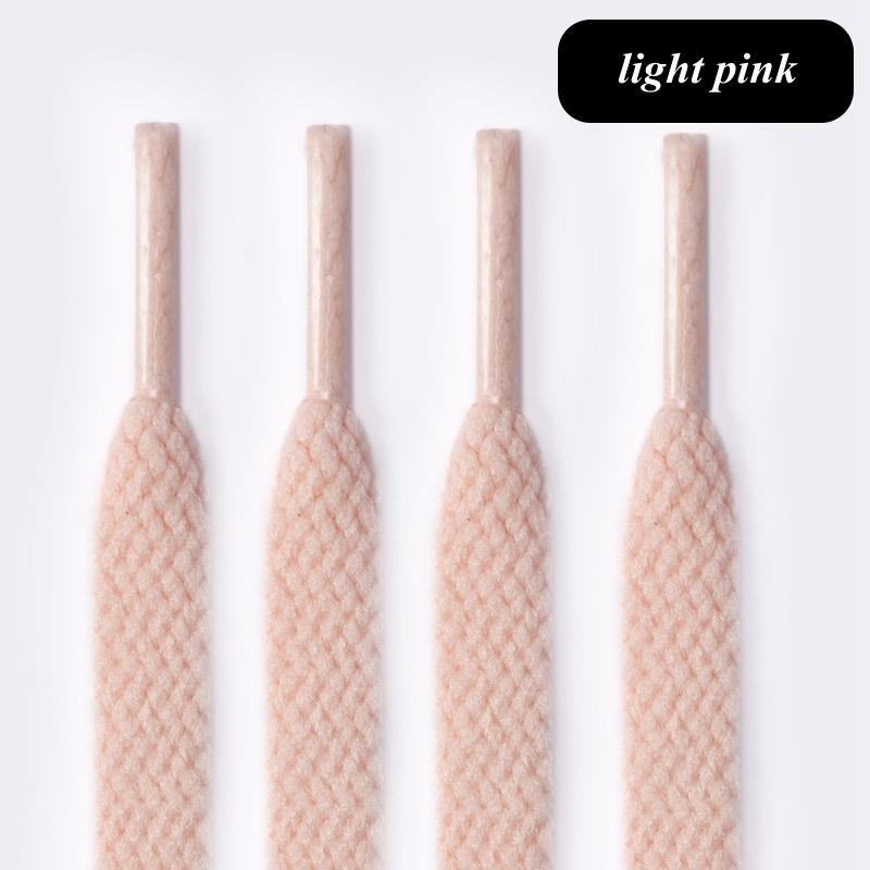 NEW Polyester Replacement Shoelaces Flat Shoe Laces Solid Color for Sneakers Canvas Shoes Casual Shoes