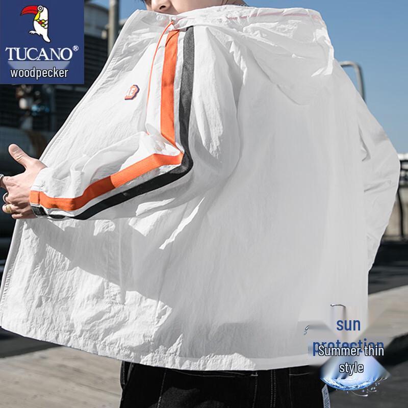 

TUCANO Men s Summer Ice Silk UV Protection Hoodie M