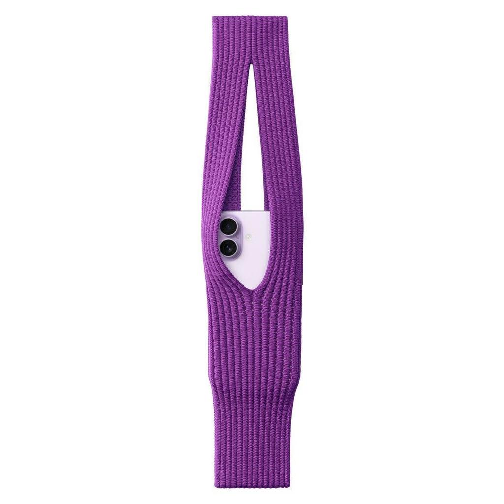 Oficial pentru IPhone 17 Pro Max 16 15 14 13 12 Geantă Tricotată de Buzunar ISSEY MIYAKE 80cm Îngroșată Iarnă Stil Ins Geantă Tricotată Husă Telefon