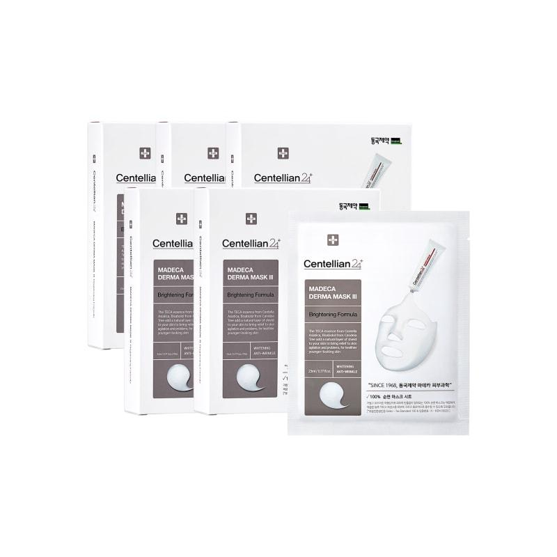Derma Mask 3 Brightening Formula (Intensive Whitening) 5 Boxes (50 Sheets)