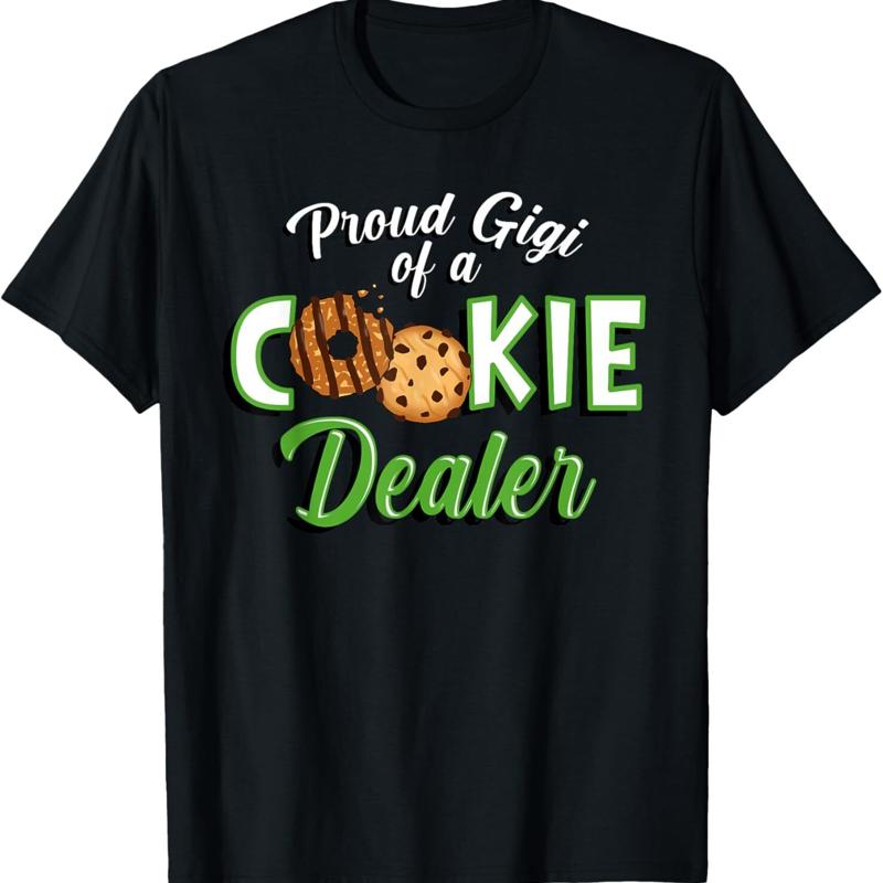 Proud Cookie Gigi Grandma Of A Dealer T Shirt