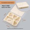 Degradable Corn Starch 5-Compartment Disposable Lunch Boxes