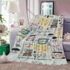 Gilmore Girl Style Plush Flannel Blanket for Sofa Bedding Decoration