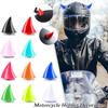 1Pc Motorcycle Helmet Cool Devil Ox Horn Decor Suction Cup Headwear Accessory Bike Car Styling Decoration