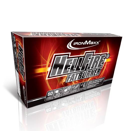 

Fat Burner Capsules, Hellfire Fatburner, IronMaxx (02083011) 60caps