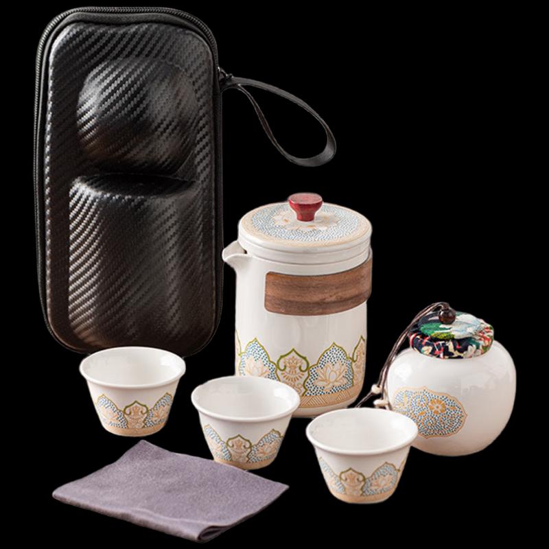 

PJB026 Portable Chinese Ceramic Tea Set
