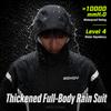 Motorcycle Raincoat Men Waterproof Reflective High Visibility Jacket Pants Set Breathable Windproof Motorbike Rain Suit