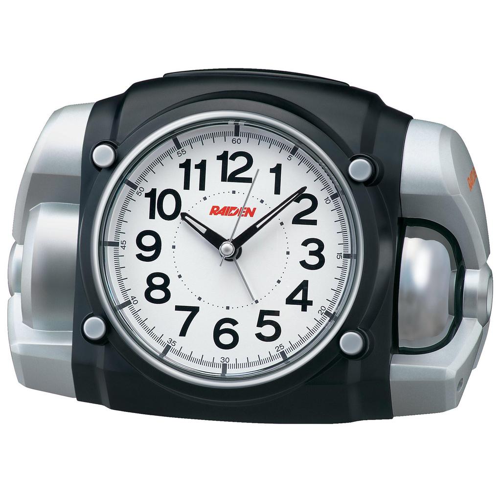 Seiko Clock Alarm Clock Table Clock Analog Loud Volume Black PYXIS RAIDEN NR456K 130×192×129mm