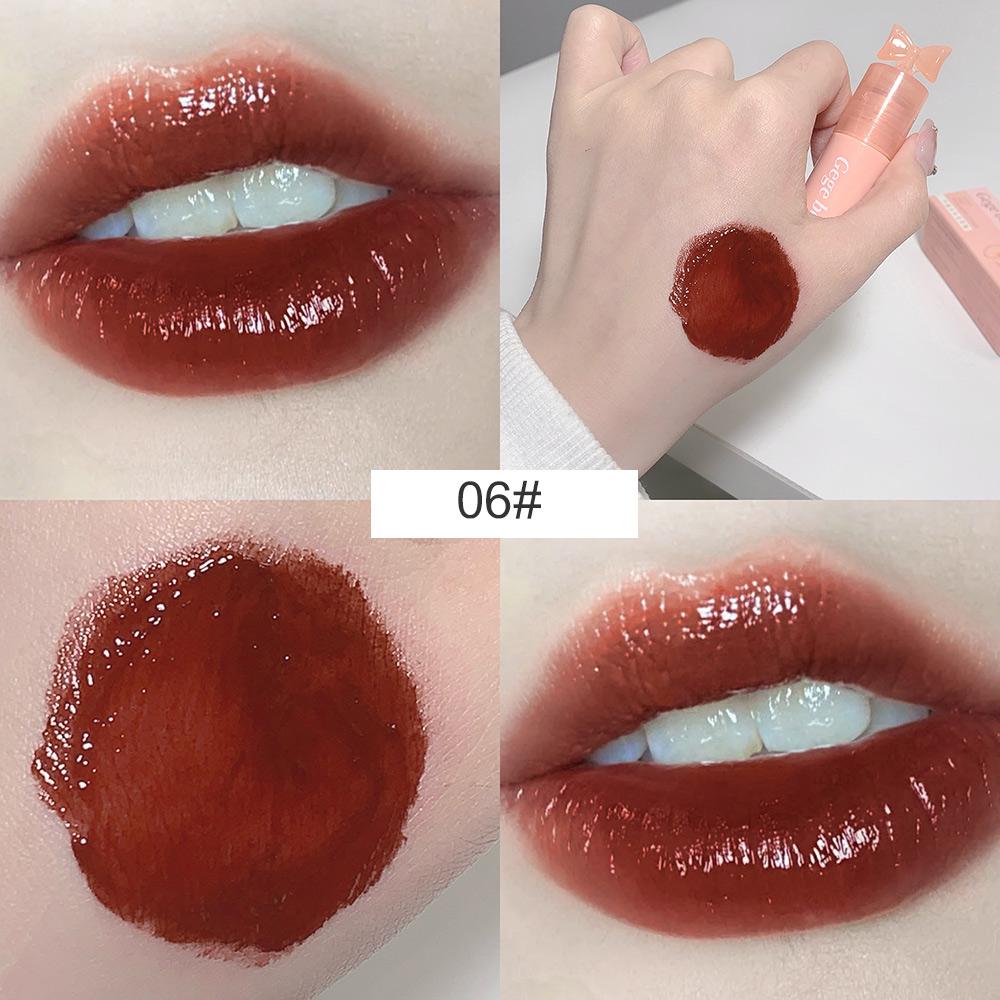 

GEGE BEAR Зволожуючий блиск для губ Little Fairy з дзеркалом і зволожуючим покриттям. Цінний вигляд у формі банта.