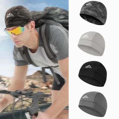 Schnelltrocknende & UV-Schutz Unisex Radmütze: Kühlendes, schweißableitendes Helm-Innenfutter für alle Outdoor-Sportarten, pflegeleichtes Gewebe Motorrad
