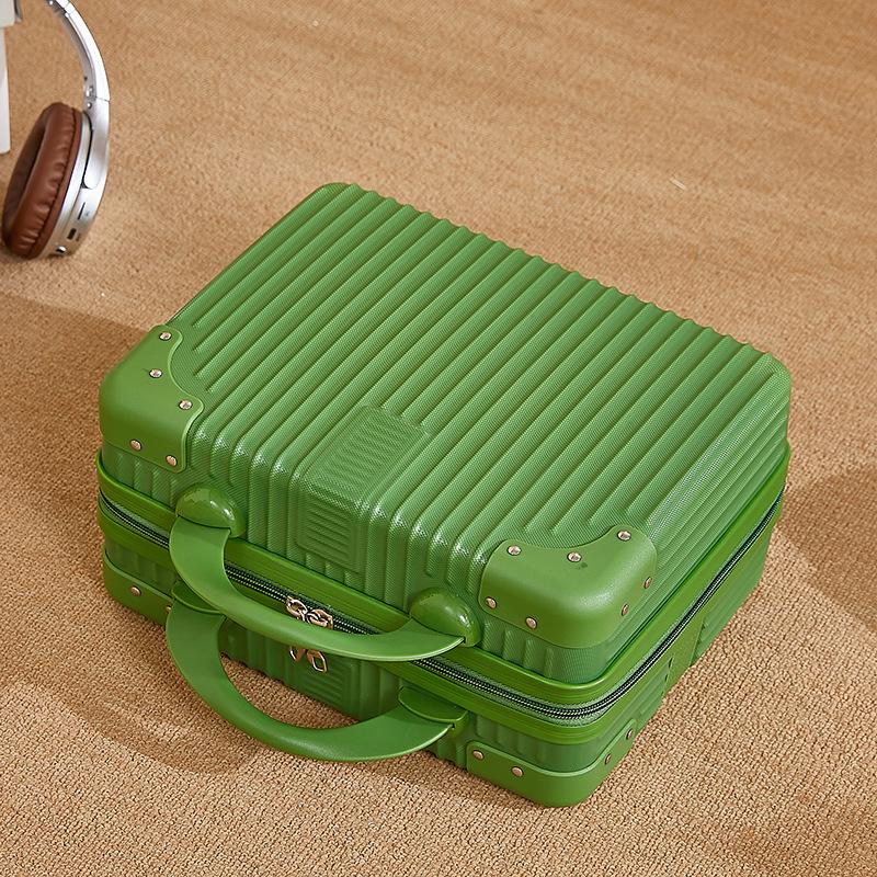 14" Carry-On Suitcase & Travel Organizer, Large Capacity 16" Lightweight Makeup Bag & Toolbox.