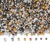 200 Stück/Los 2/2,5/3/3,5/4mm Kupfer-Abstandshalter Perlen Lose Perlen Perlen mit großem Loch Zur Schmuckherstellung DIY Handgemachte Accessoires