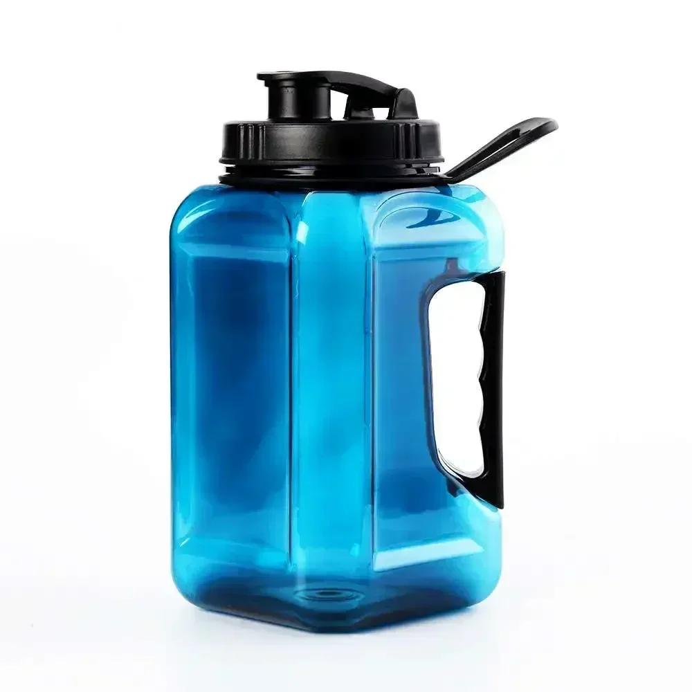 Summer Outdoor Sports Water Bottle for Students Runner Large-capacity Plastic Cups Fitness Men High Appearance Portable Kettle