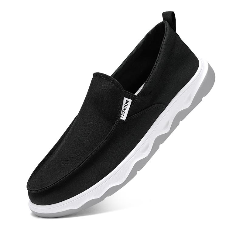 Men Casual Shoes Slip-on Men Loafers Spring New Flats Shoes Men Breathable Men Casual Shoes Non-Slip Shoes Loafers Big Size 44